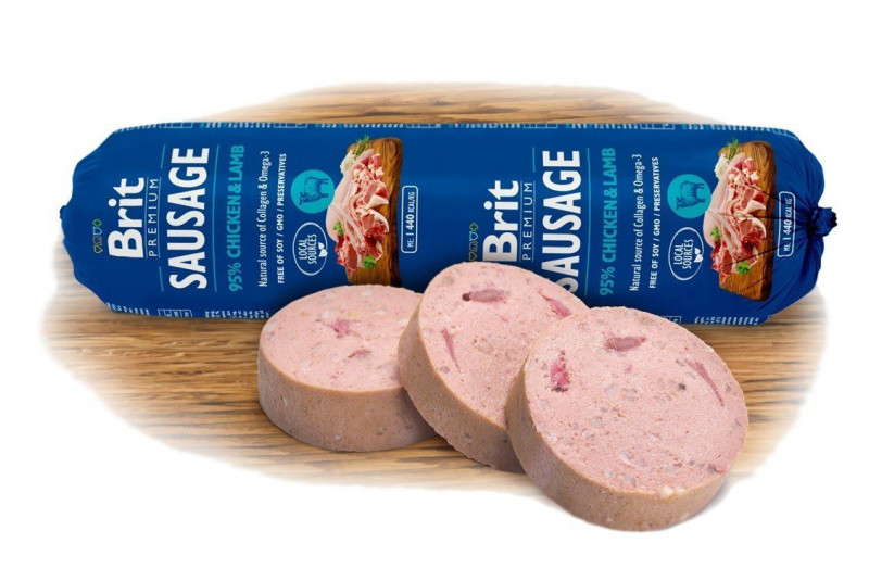 Brit Sausage Chicken & Rabbit 800g