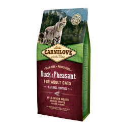 Carnilove Duck & Pheasant for Adult Cats � Hairball Control 6 kg
