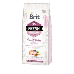 Brit Fresh Chicken with Potato Puppy Healthy Growth 12 kg