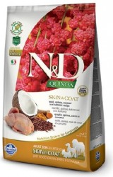 Farmina N&D dog GF QUINOA Skin&Coat Quail 7 kg