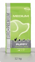 EURO-PREMIUM Medium Puppy Chicken&Rice 12 kg