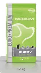 EURO-PREMIUM Medium Puppy Lamb&Rice 12 kg