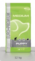 EURO-PREMIUM Medium Puppy Lamb&Rice 3 kg