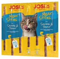 JosiCat pamlsok Cat Meat Sticks Salmon&Trout 35 g