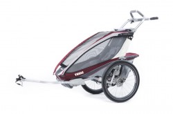 Thule Chariot CX1 2014 Burgundy + bike set | doprava zdarma