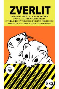 Zverlit pre fretky hnedý 6 kg